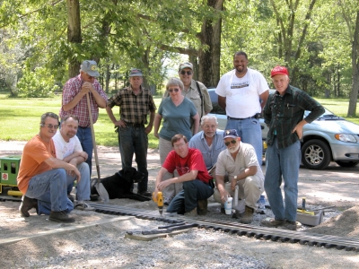 St. Louis Live Steamers Golden Spike